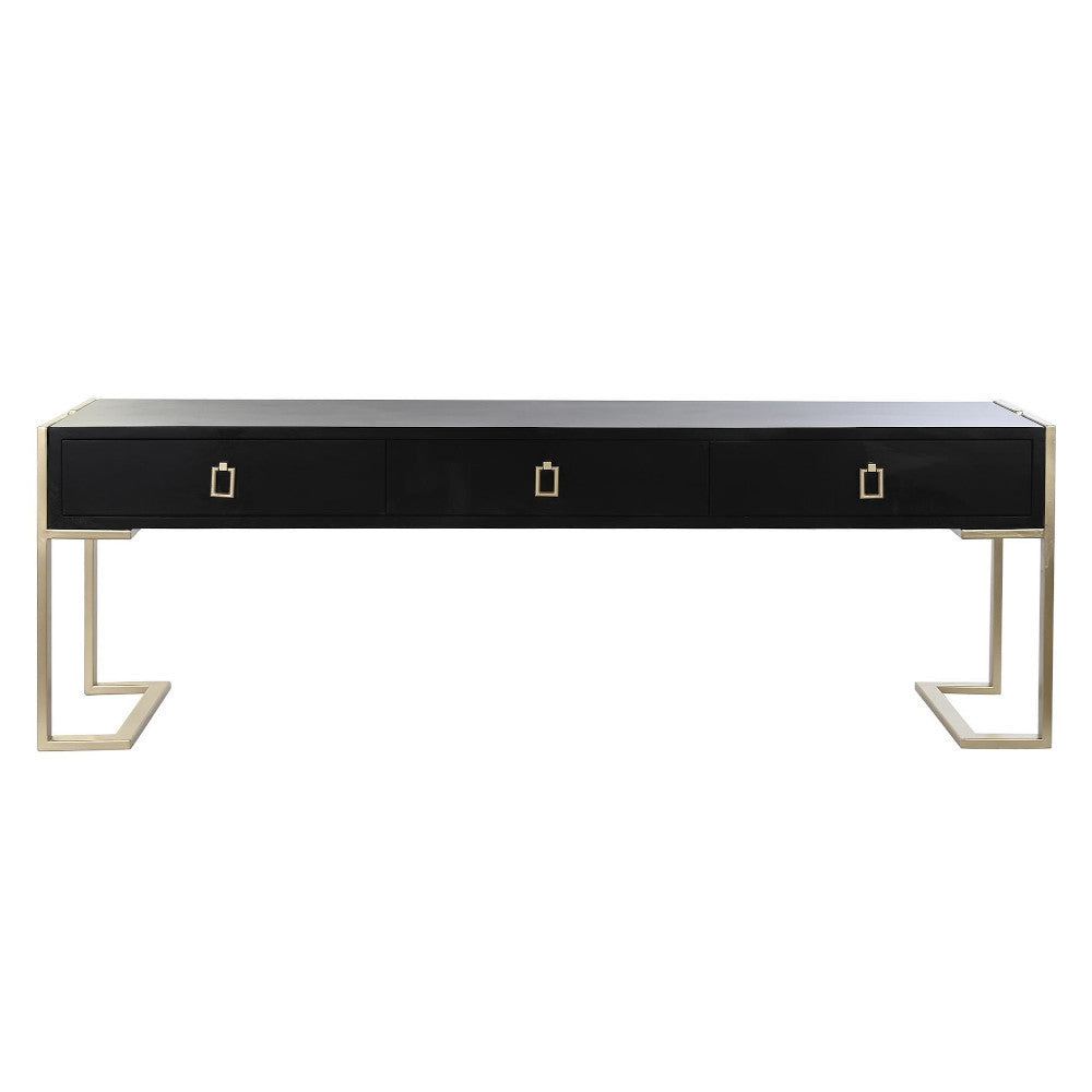 Tavolino vintage chic nero