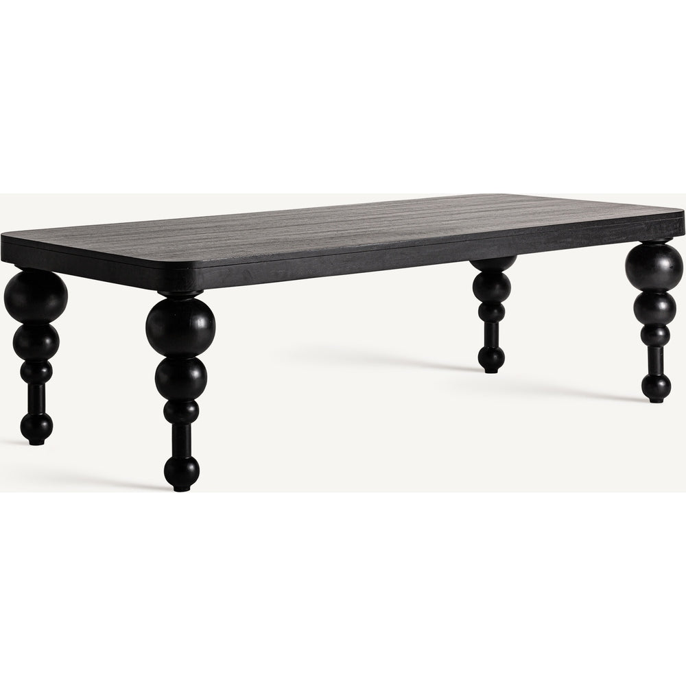 Tavolo da pranzo shabby noir