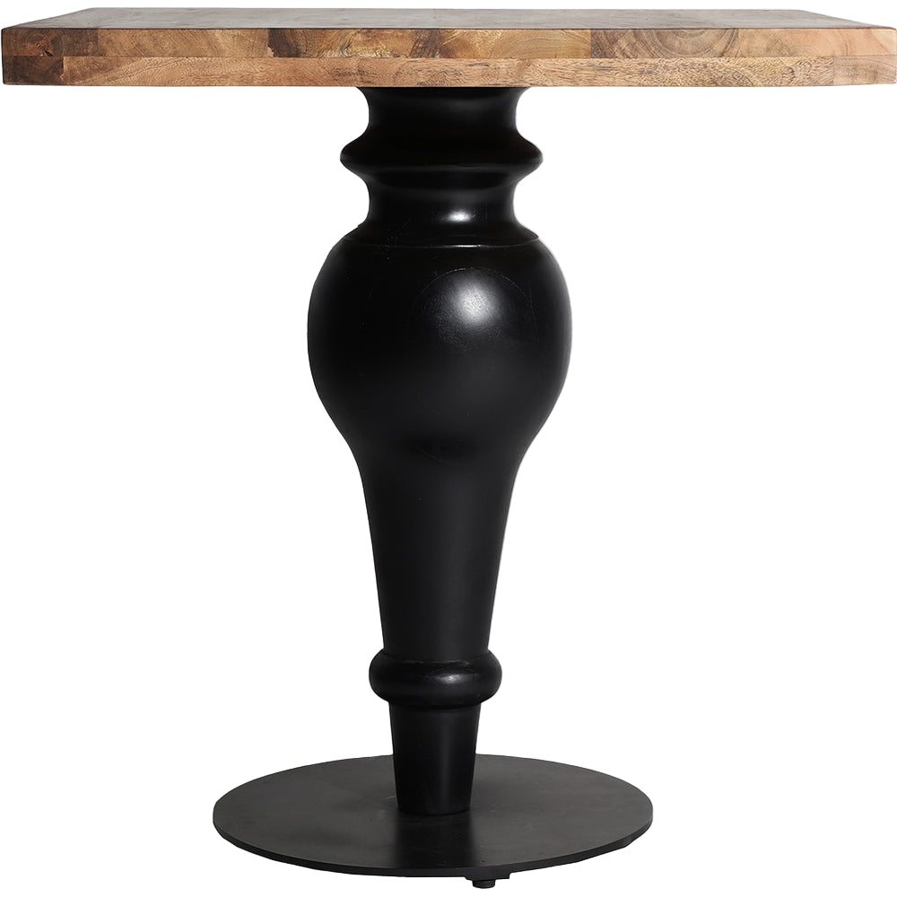 Tavolo bar lusso mango marrone ferro nero