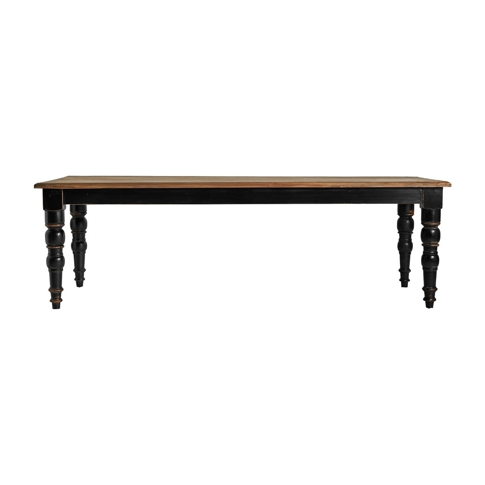 Tavolo provenzale nero shabby