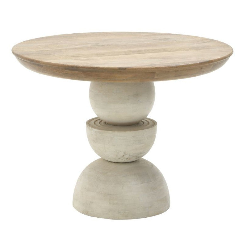 Tavolo design etnico chic rotondo