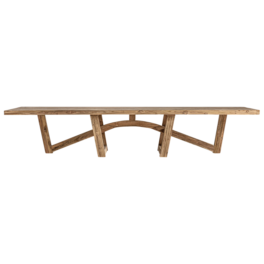 Tavolo maxi rustico naturale 400cm