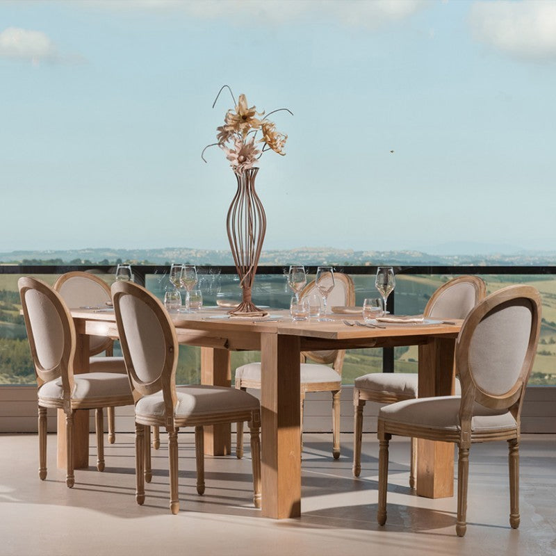 Tavolo country chic allungabile