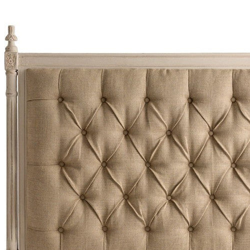 Testata matrimoniale shabby capitonnè