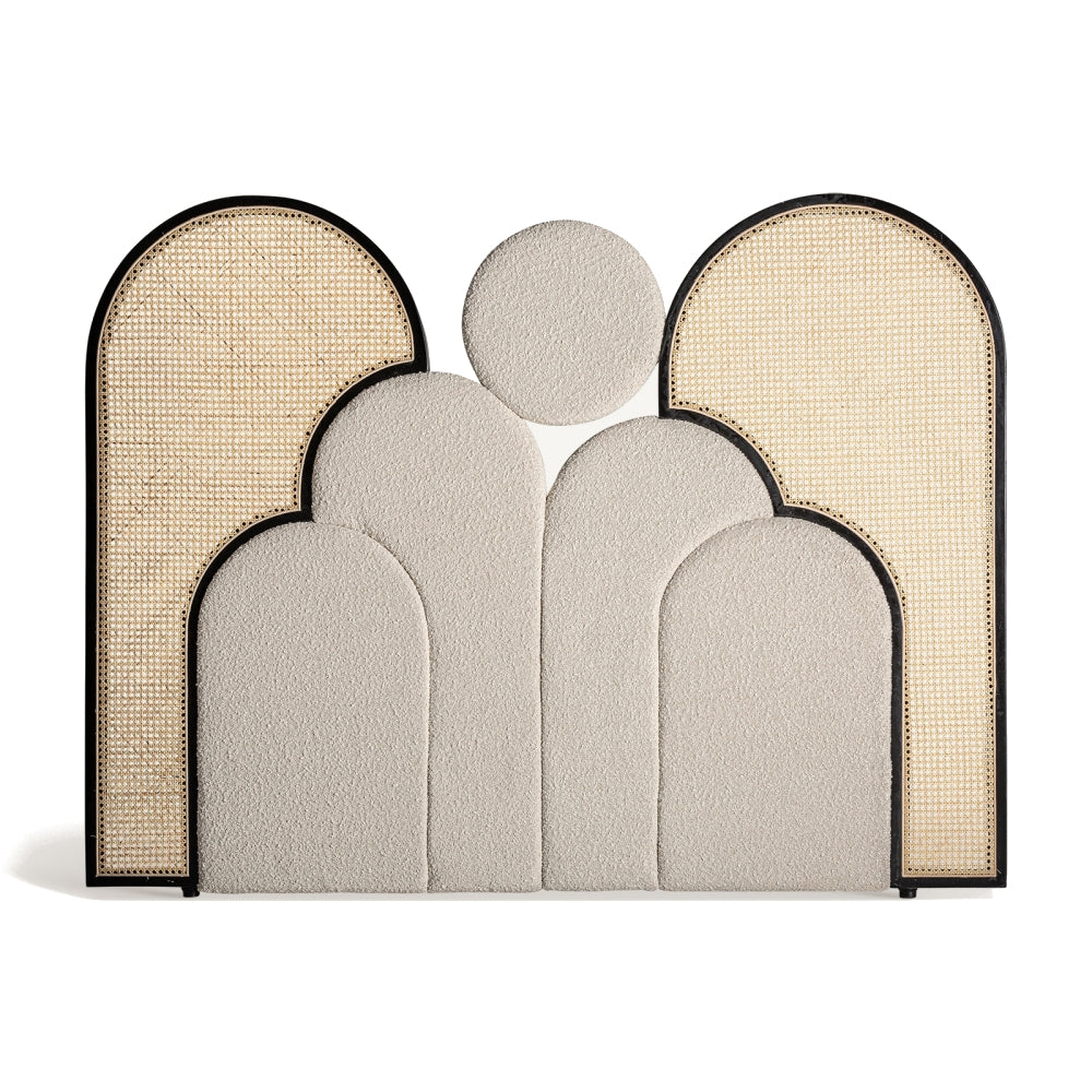 Testata letto vintage Bouclé cm 190