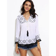 Tunica con decorazioni tribali