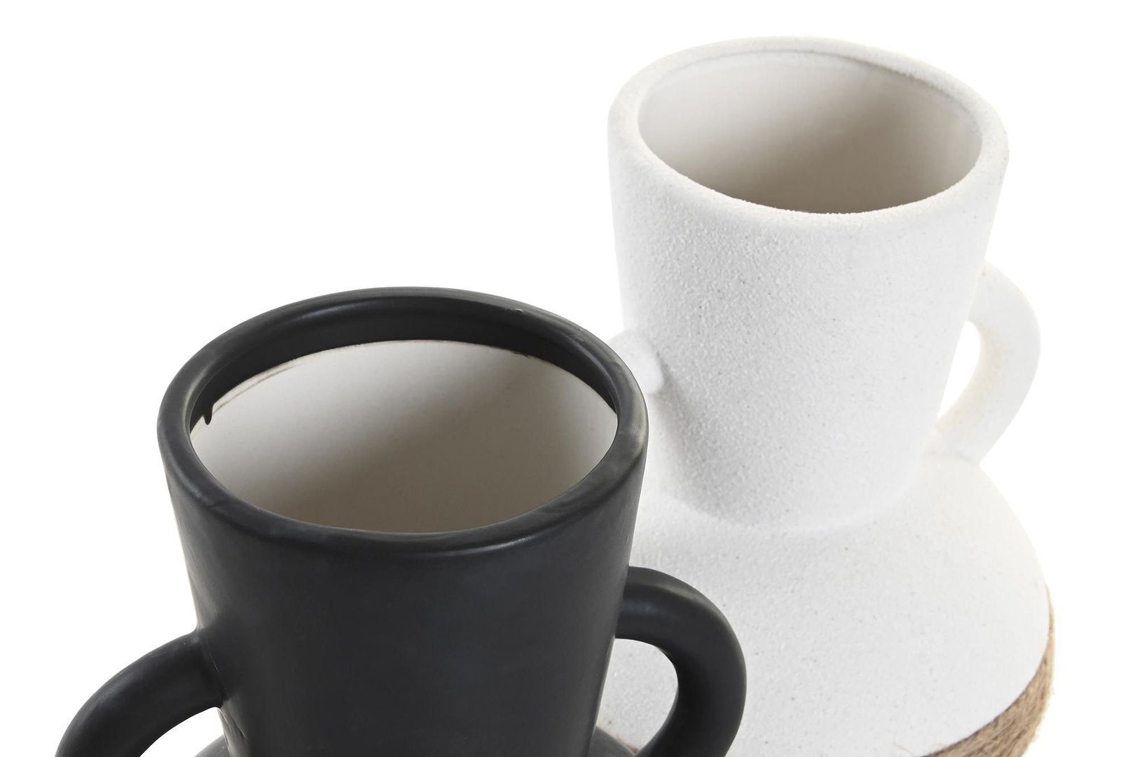 Set 2 Vasi etnici corda e ceramica