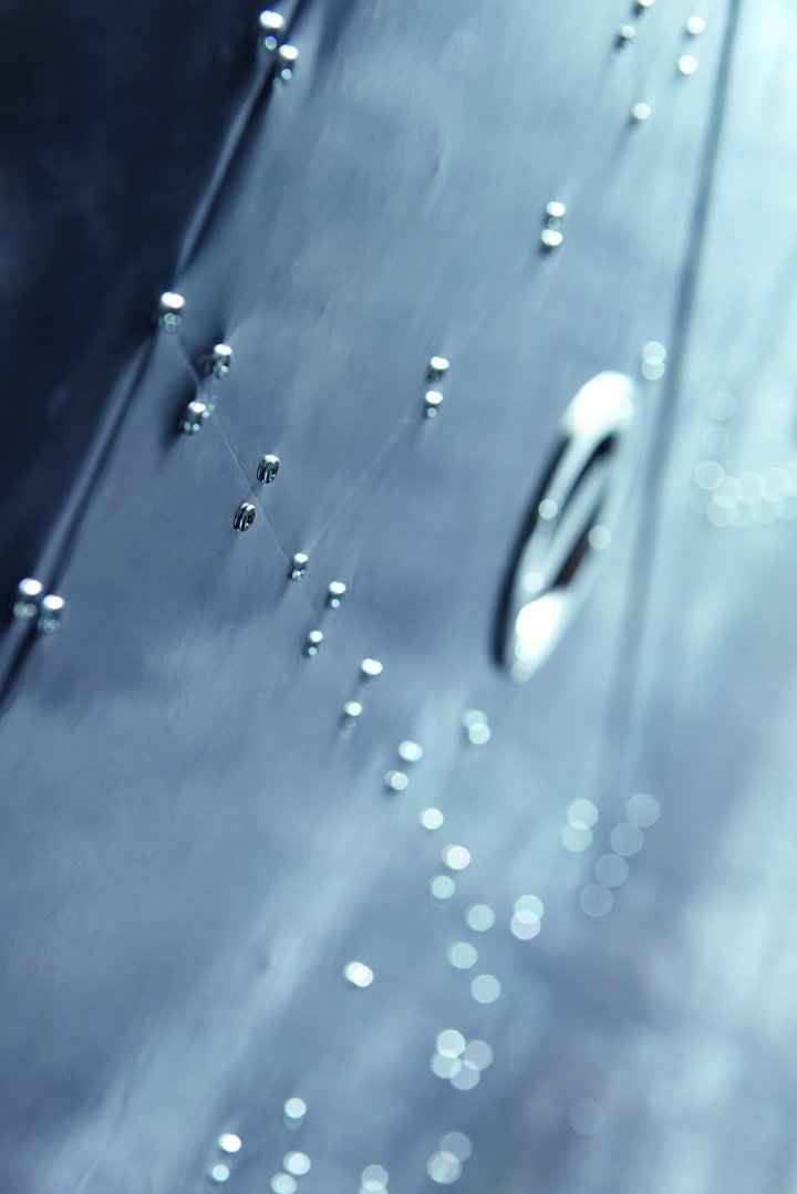 Vetrina vintage alluminio