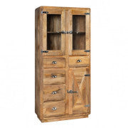 Vetrina vintage legno di mango
