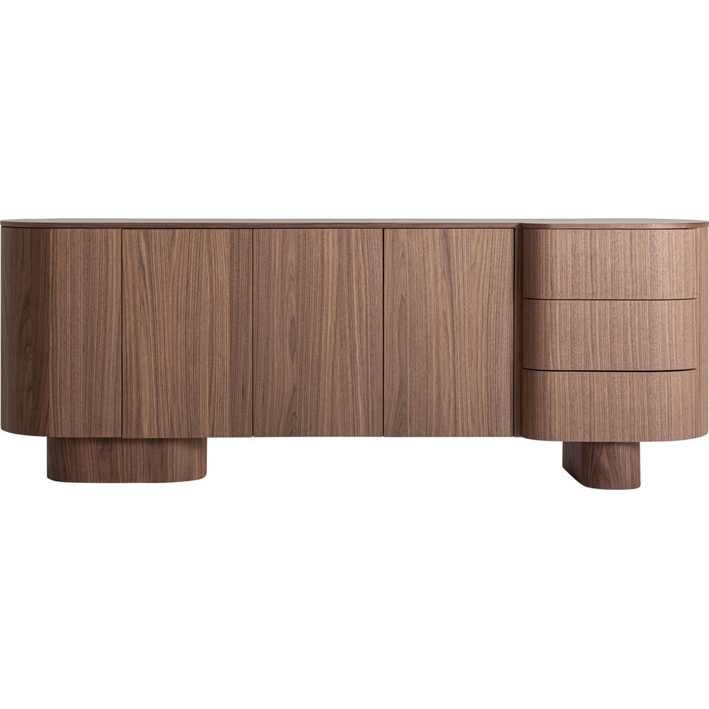 credenza design contemporaneo elegante noce